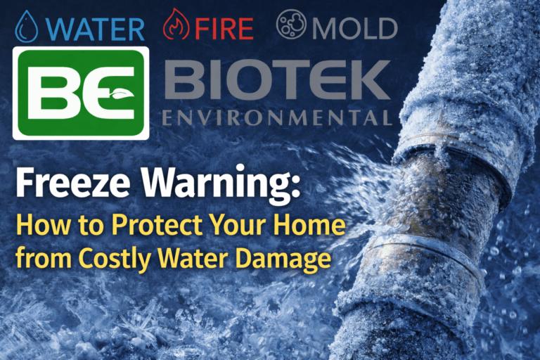 an image of a frozen pipe leaking